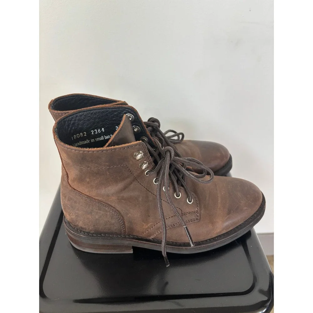 Thursday Boot Co President Lace Up Boots Tobacco Brown Leather Mens 6.5 18082